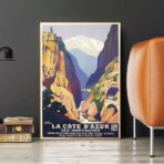 vintage cote dazur poster
