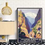 vintage cote dazur poster
