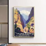 vintage cote dazur poster