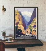 vintage cote dazur poster