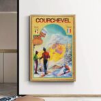 vintage courchevel poster