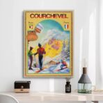 vintage courchevel poster