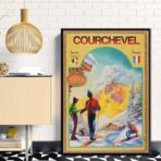 vintage courchevel poster