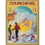 vintage courchevel poster