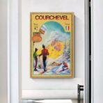 vintage courchevel poster