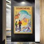 vintage courchevel poster