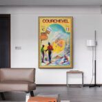 vintage courchevel poster