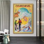 vintage courchevel poster