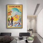 vintage courchevel poster
