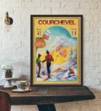 vintage courchevel poster