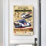 vintage motor racing poster