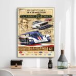 vintage motor racing poster