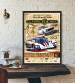 vintage motor racing poster