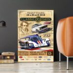 vintage motor racing poster