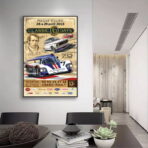 vintage motor racing poster