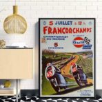 vintage motorcycle racing poster