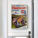 vintage motorcycle racing poster