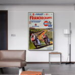 vintage motorcycle racing poster