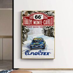 vintage rally race poster