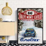 vintage rally race poster