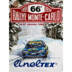 vintage rally race poster