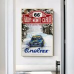 vintage rally race poster