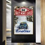 vintage rally race poster