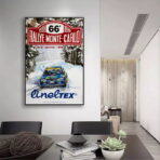 vintage rally race poster