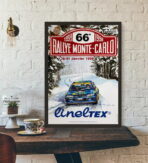 vintage rally race poster