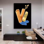 poster crepe gavottes vintage