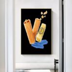 poster crepe gavottes vintage
