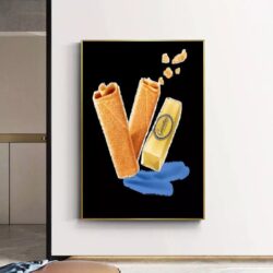 poster crepe gavottes vintage