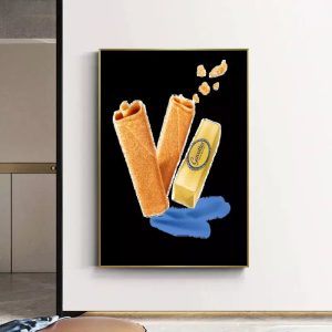poster crepe gavottes vintage
