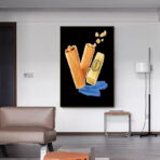 poster crepe gavottes vintage