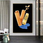 poster crepe gavottes vintage