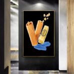poster crepe gavottes vintage