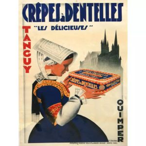 vintage crepes poster