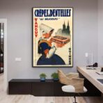 vintage crepes poster