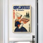 vintage crepes poster