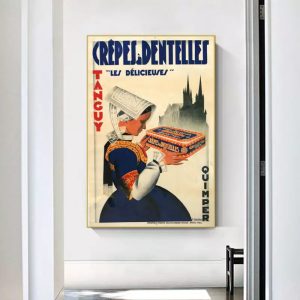 vintage crepes poster