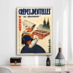 vintage crepes poster