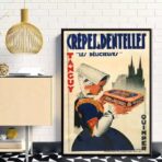 vintage crepes poster