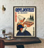 vintage crepes poster