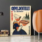 vintage crepes poster