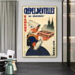 vintage crepes poster