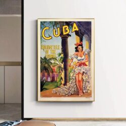vintage poster cuba vintage