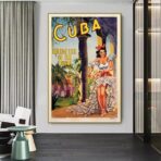 vintage poster cuba vintage