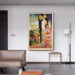 vintage poster cuba vintage