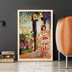 vintage poster cuba vintage