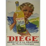vintage alcohol kitchen poster